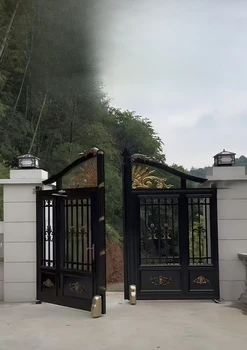 供应烟台市围墙平开大门平移大门自动开门机遥控自动门机