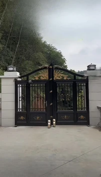 供应烟台市围墙平开大门平移大门自动开门机遥控自动门机