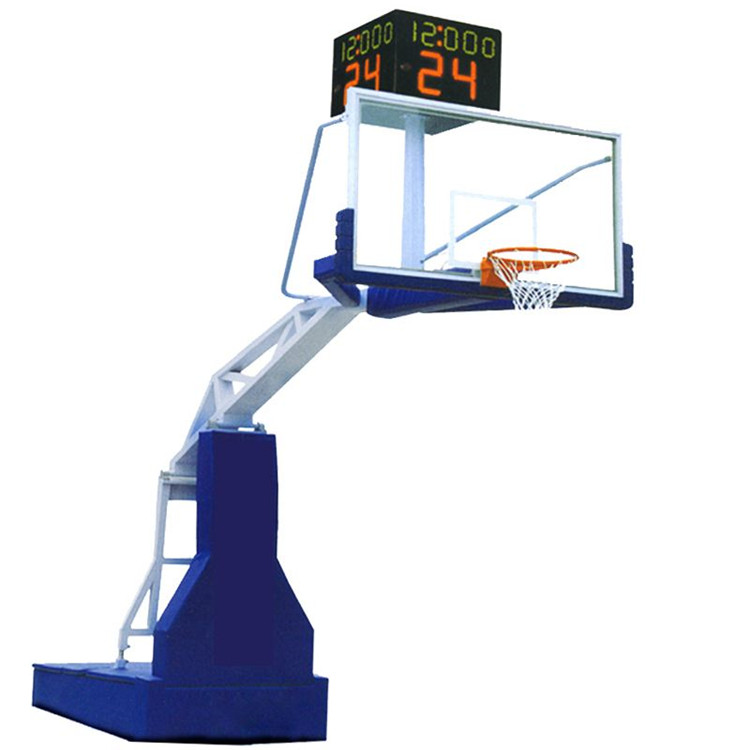 鹤壁 体育场篮球架 平箱仿液压篮球架 定制加工