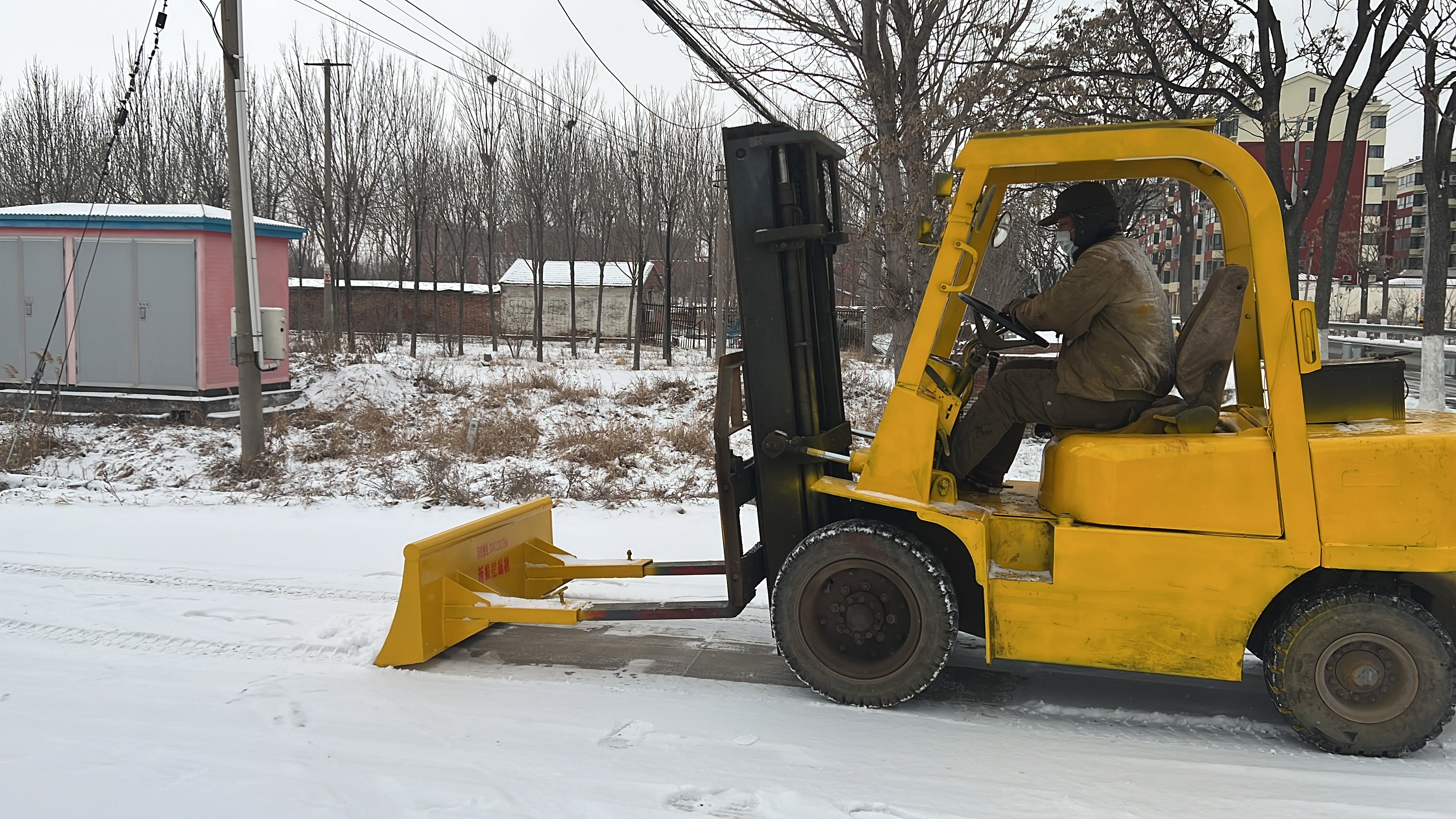 黑龙江叉车推雪铲厂家除雪工具