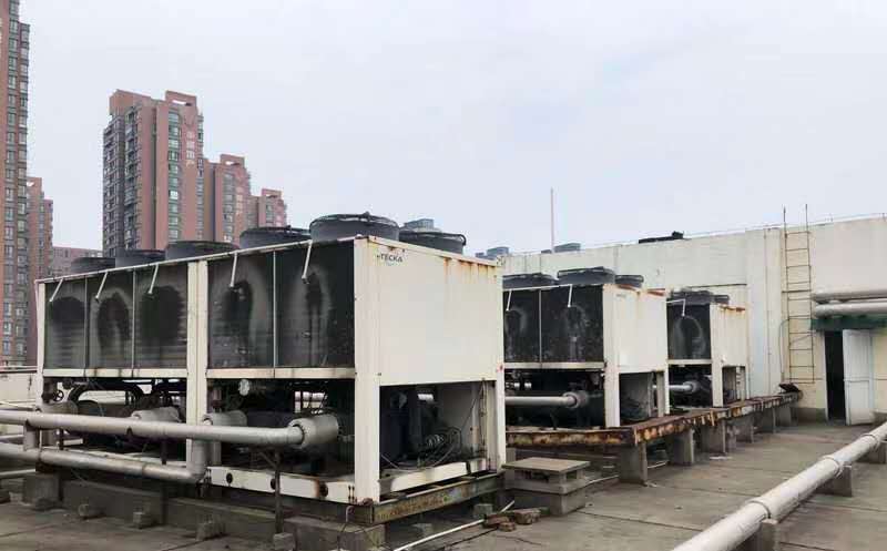 空调回收-广东江门回收水冷螺杆冷水机组行情