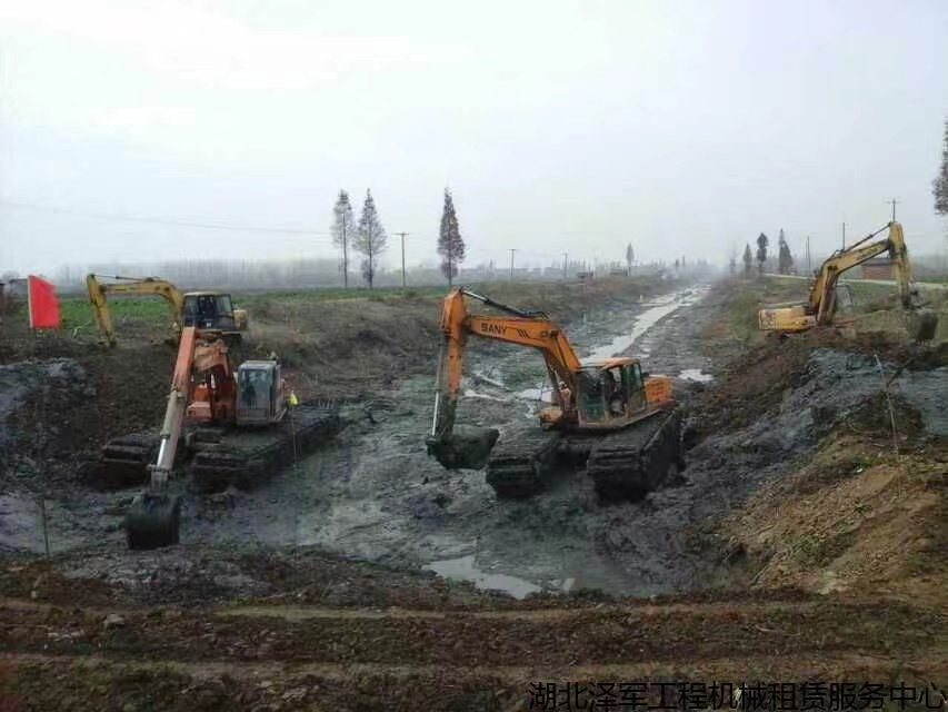 温州水上挖掘机租赁月租多少钱,水挖出租一站式服务