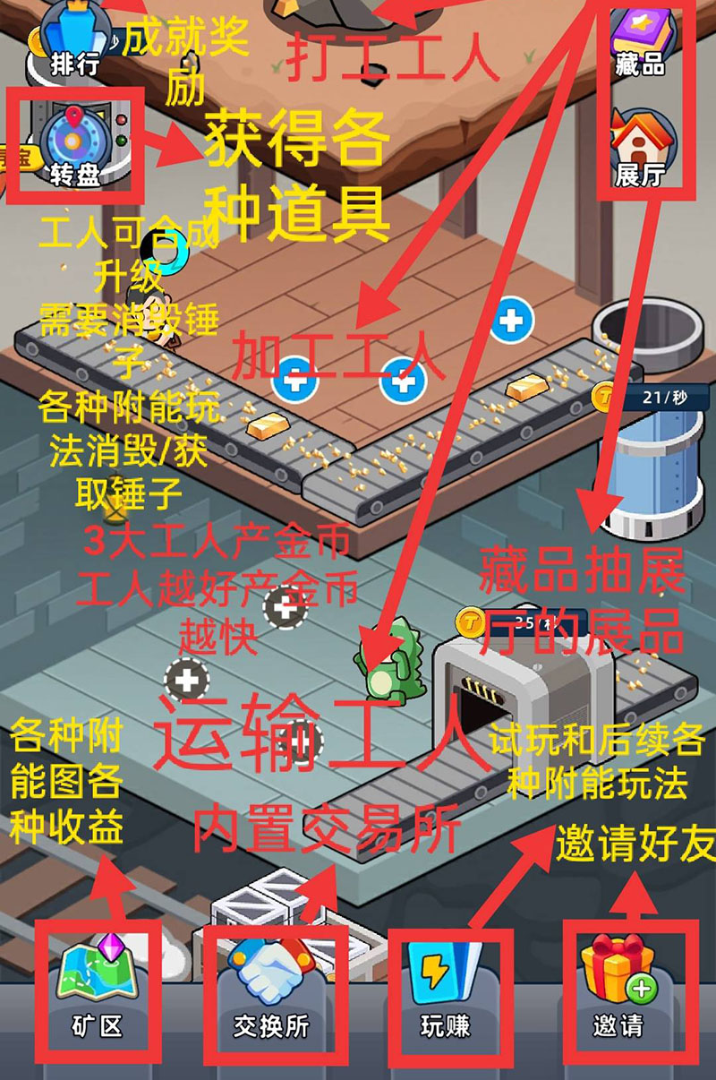 淘金城鎮app游戲制作-淘金城鎮解決方案成品搭建