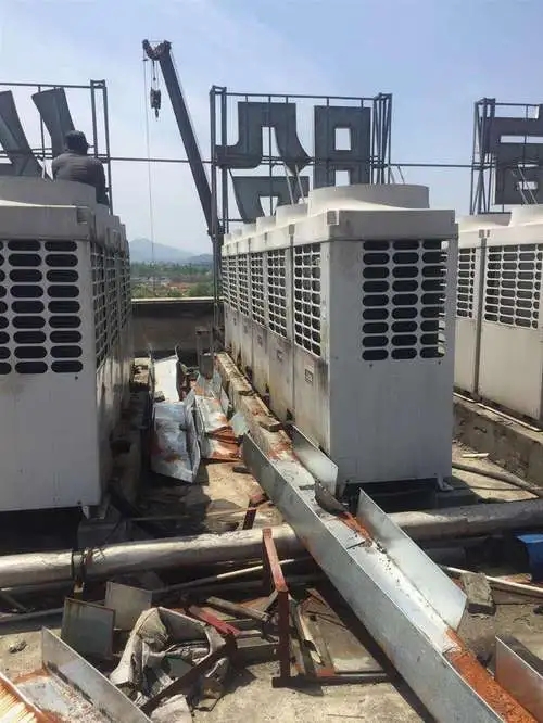 广东珠海市回收二手空调公司/风冷模块冷水机组回收