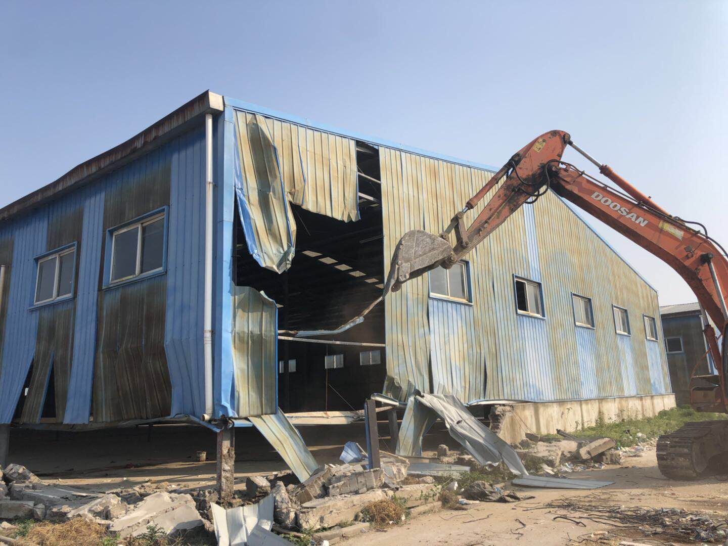 东莞南城区回收钢结构厂房,物流园厂房拆除厂家