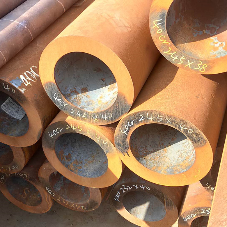 榆林大口径厚壁液压支柱管兆铎 耐磨合金钢管可切割定尺