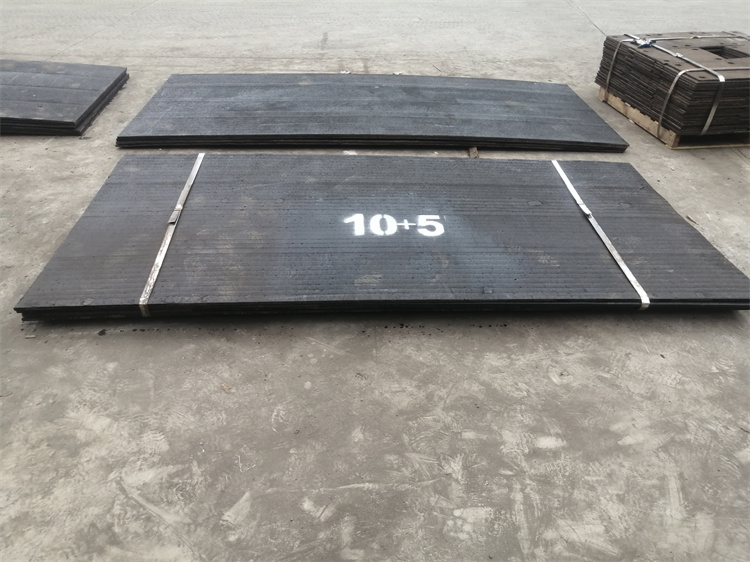 湛江堆焊钢板-8+8堆焊耐磨钢板对规格可定制