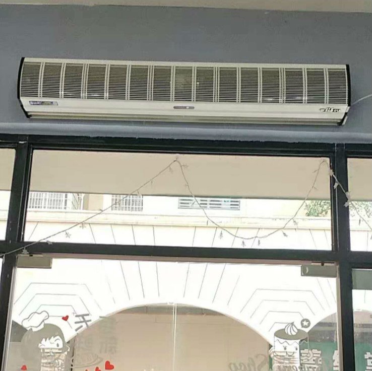 安徽安庆市贯流式电热空气幕用途广泛被用于各种行业