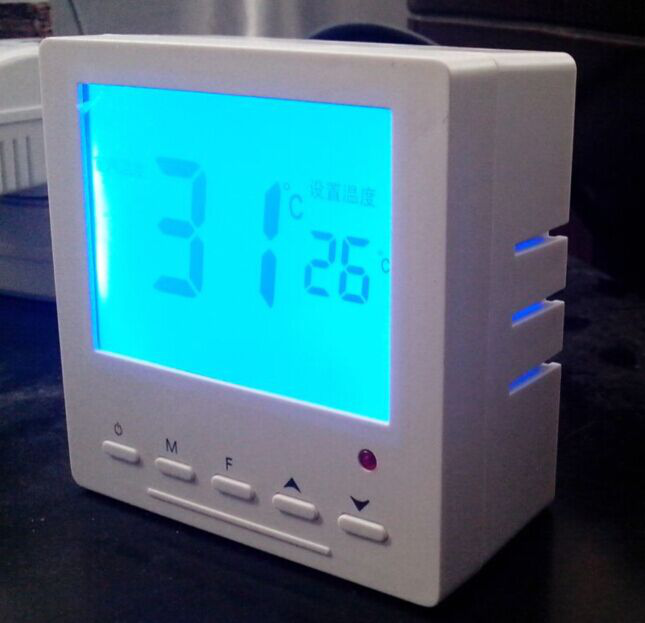 广西梧州市商用家用空调温控器PC防阻燃温控面板液晶显示