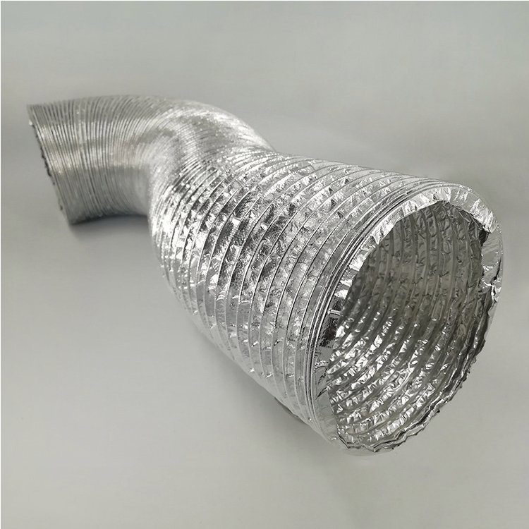 四川泸州市铝箔加厚伸缩软管作为出风弯头安装简单