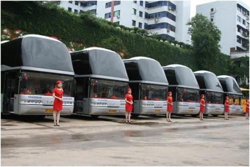 大巴:蓬莱到汉中的客运客车