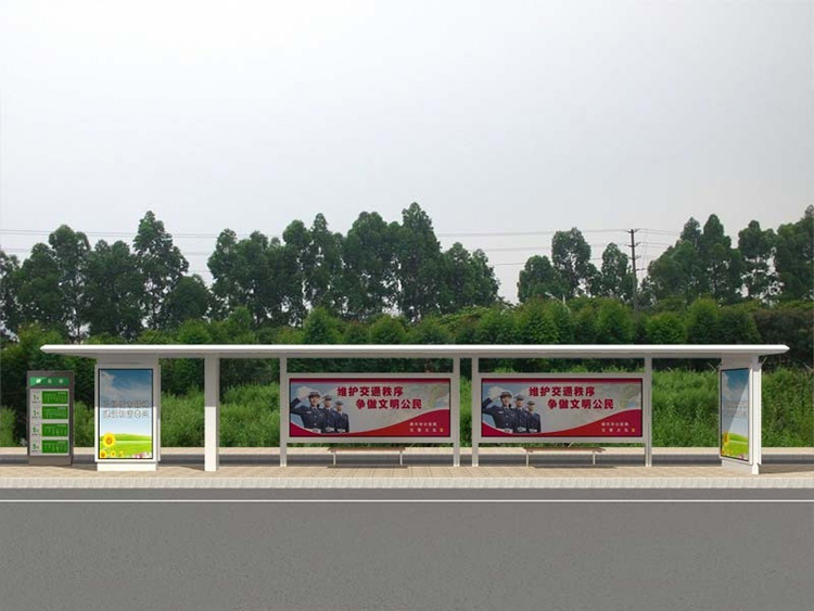 蚌埠淮上区标识牌公交站牌设备机箱加工厂家