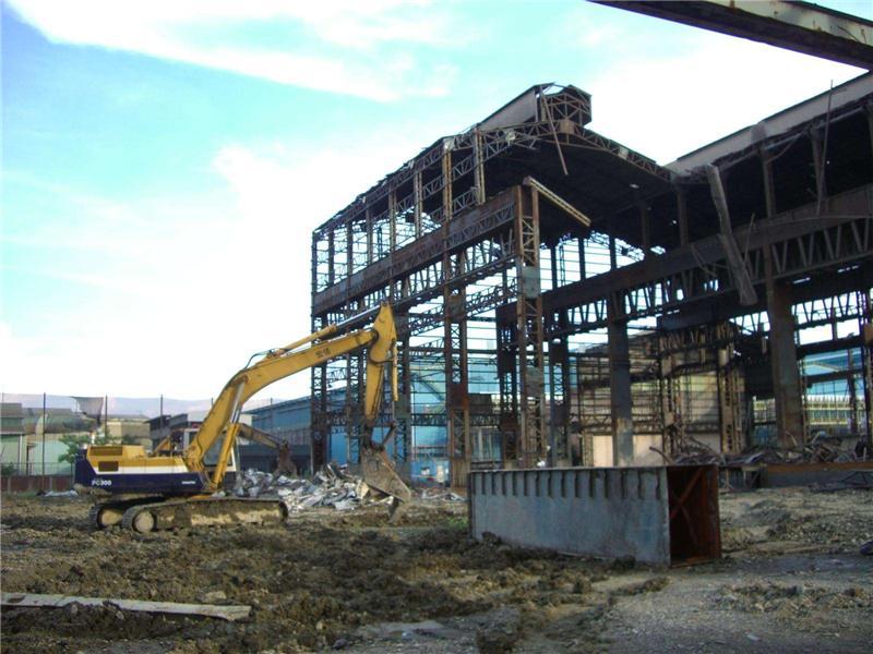 广州白云区工业厂房拆除回收钢结构仓库拆除回收