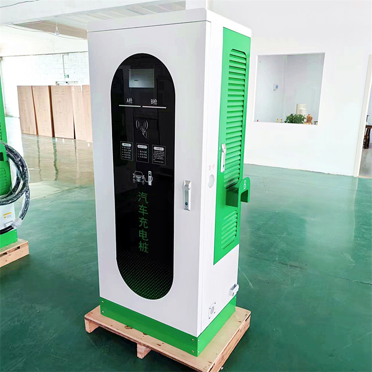 湖北厂家职工160kw电动汽车比亚迪双枪商用充电站