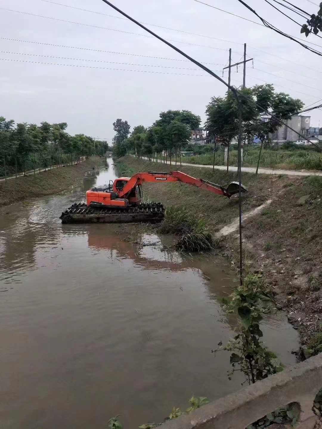 吕梁水陆两栖勾机出租一站式服务