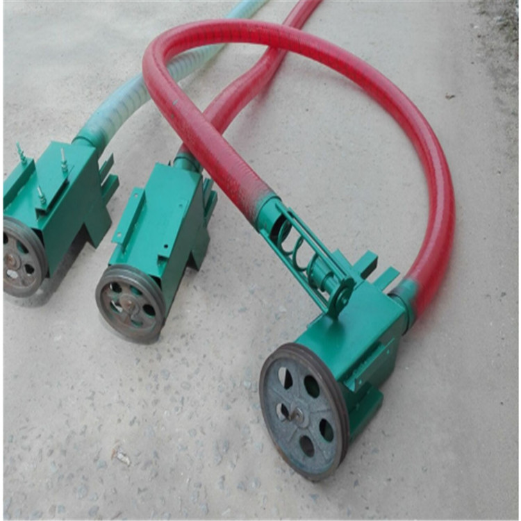 电动式软管吸粮机4寸抽沙机电动双驱抽沙机