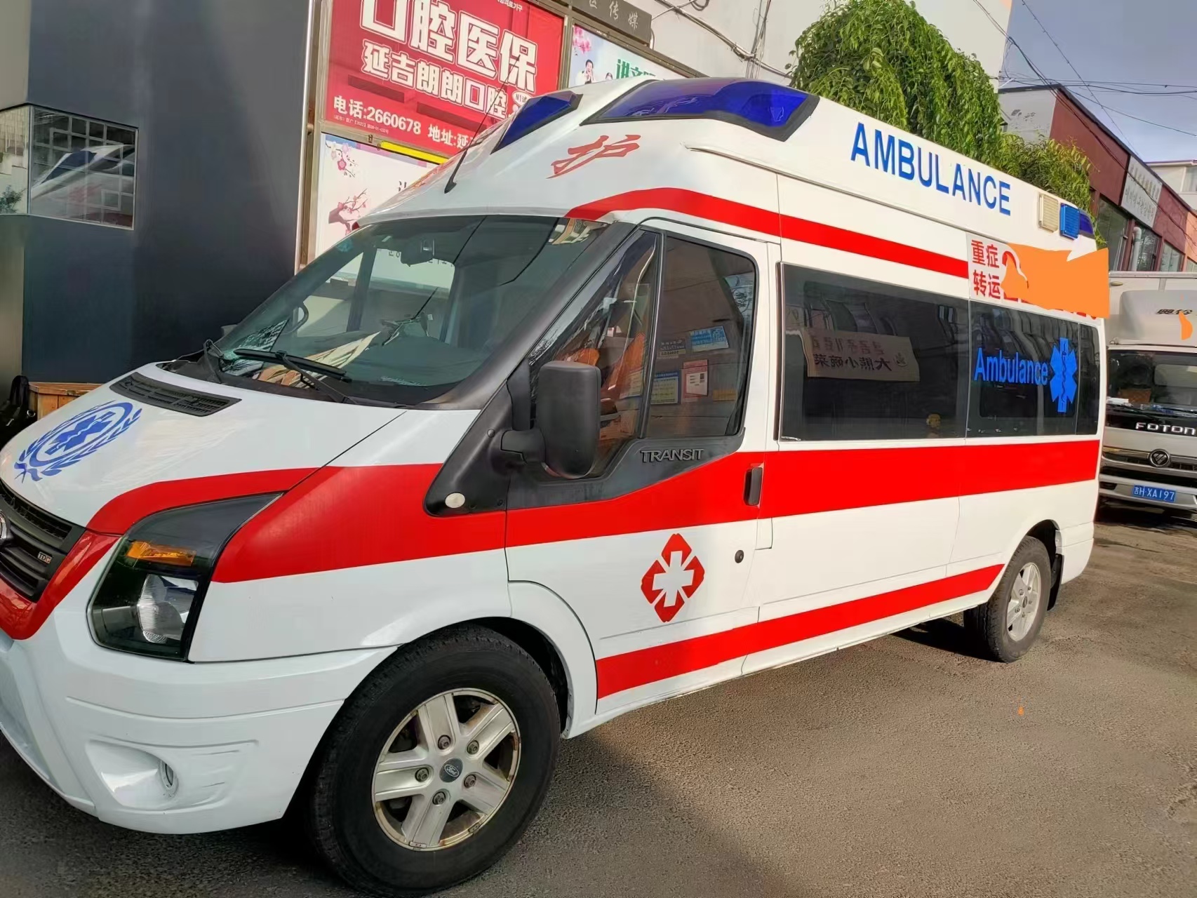 武汉救护车出租跨省护送病人,设备