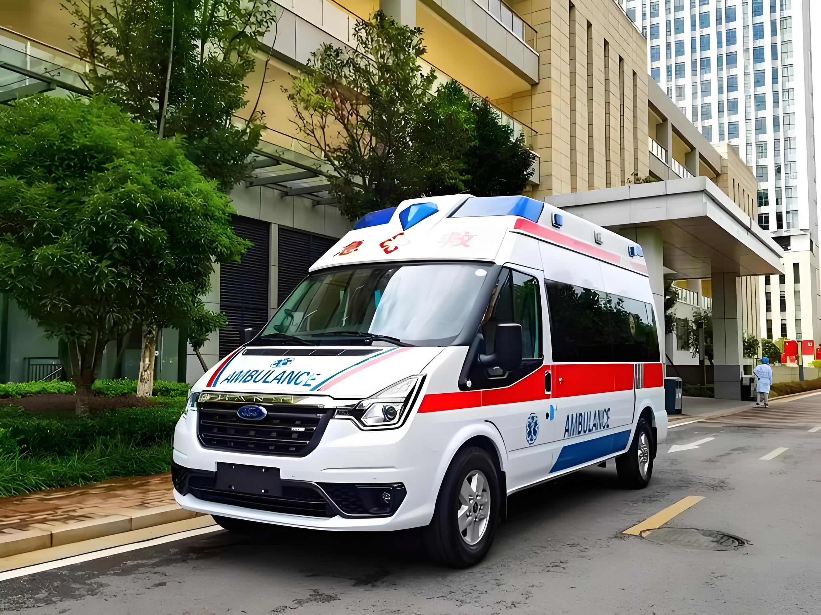 菏泽救护车出租,长途护送患者-急救设备