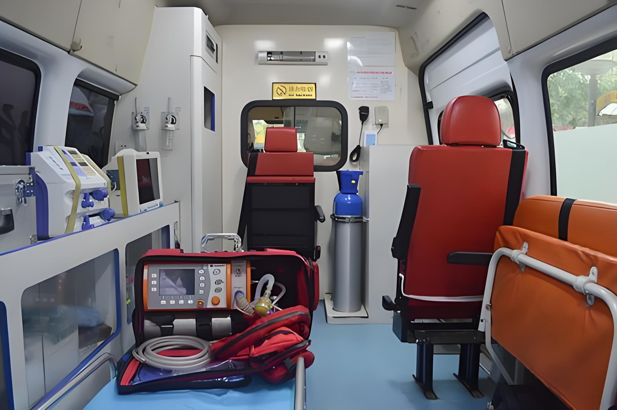 天津救护车跨省 120监护转运车型种类丰富