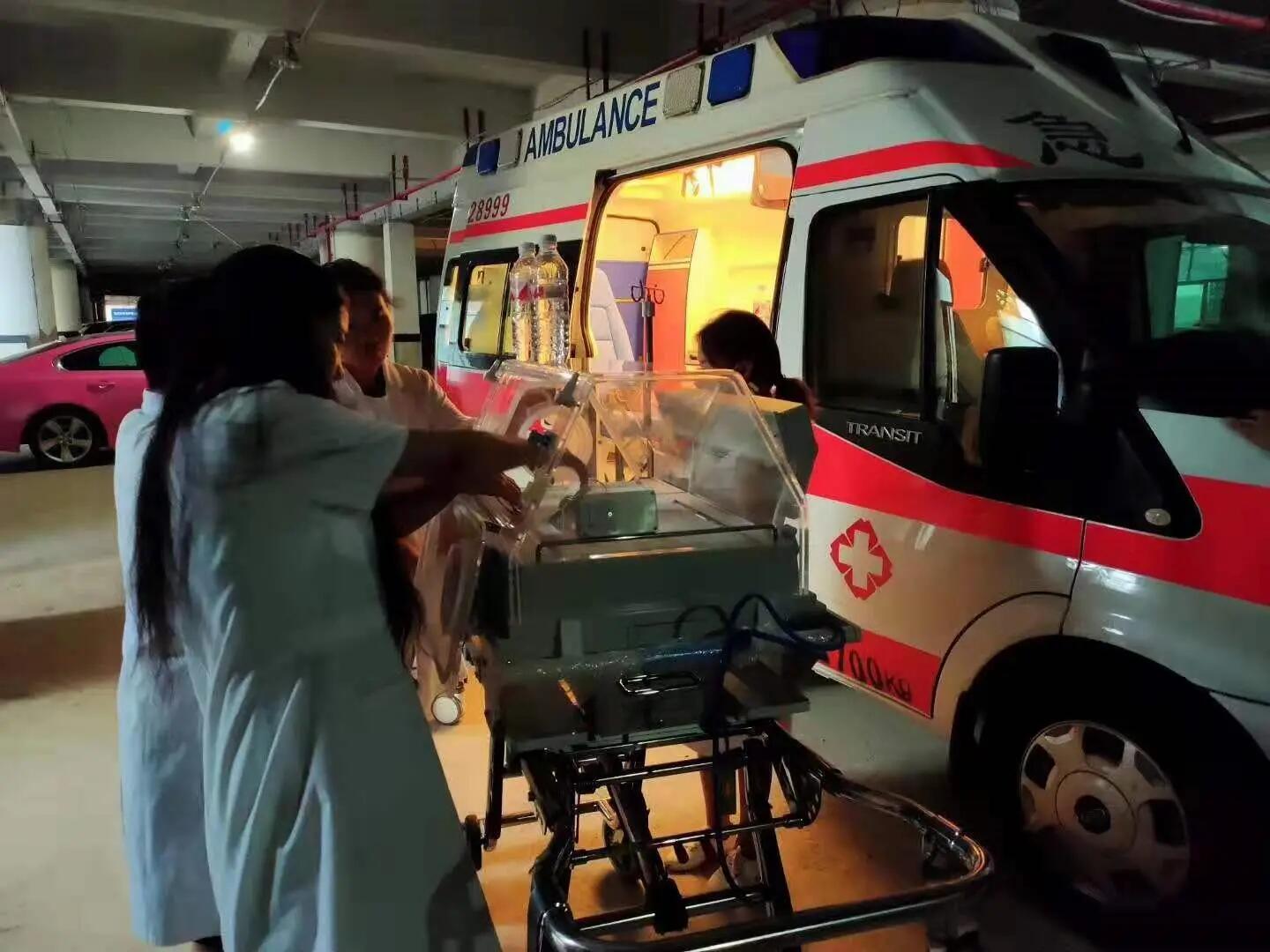 金华跨省救护车出租-120救护车预约-五洲救护服务中心
