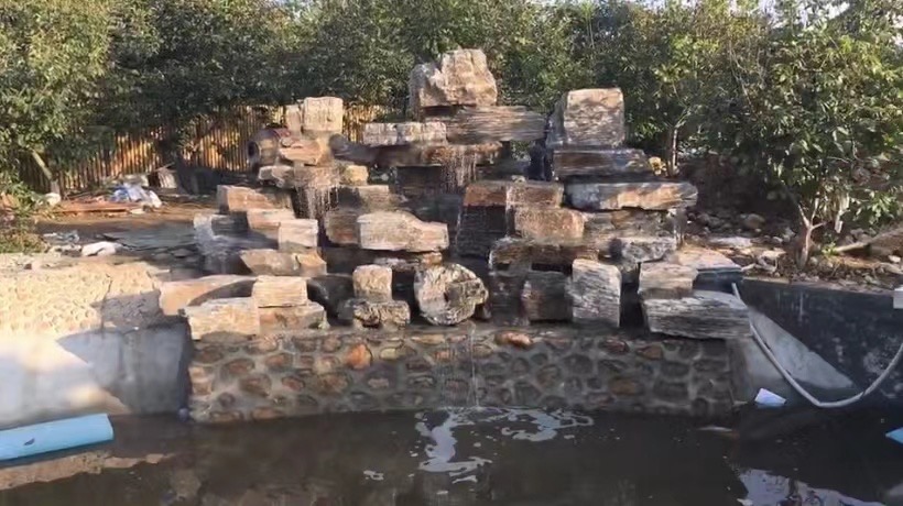 河间塑石假山厂家大型园林假山石材塑石假山施工设计施工