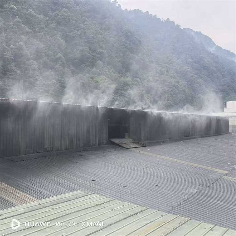 六盘水工地喷淋除尘厂家 驾校考场智能模拟雨雾