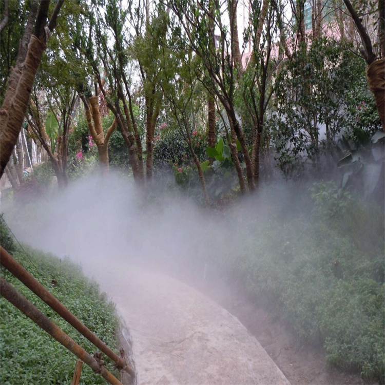 雅安生态餐厅景观雾森 假山景观造雾