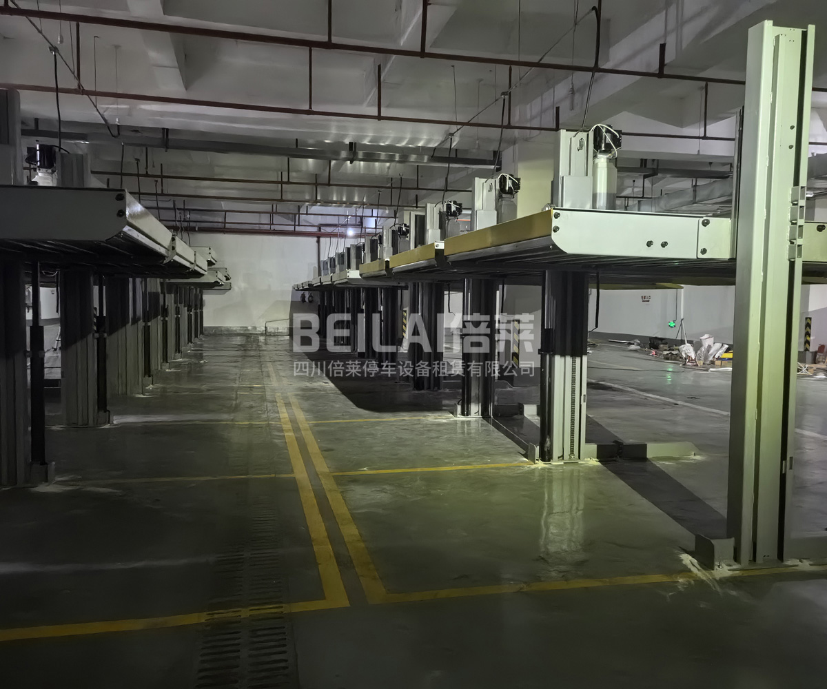 自制機械式立體停車設備維護,兩層簡易立體車庫停車設備